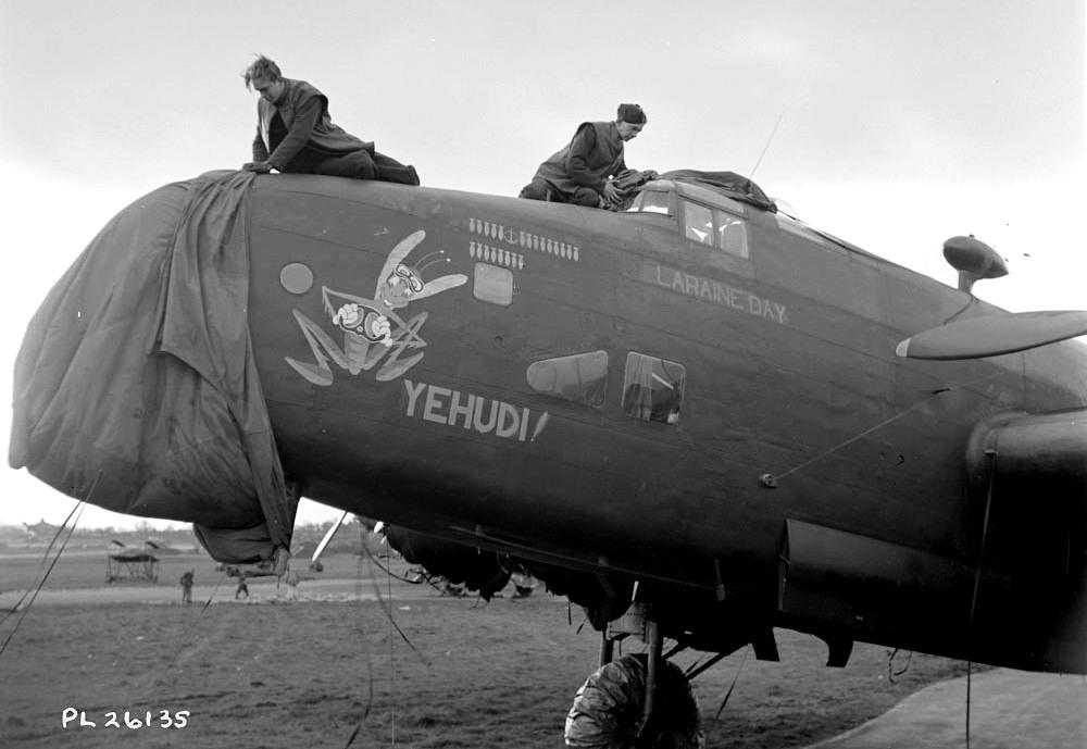 427 squadron laraine day halifax v yehudi dk226 zl y november 16 1943 1
